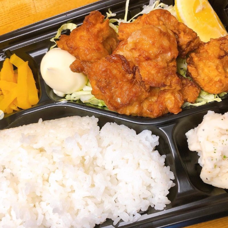 唐揚げ弁当(大衆馬肉酒場 ジョッキー 柏店)