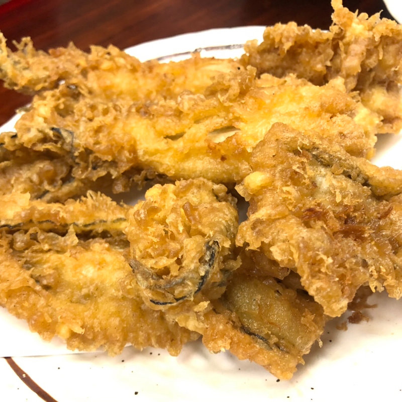 穴子天ぷら(そば処 松月庵)