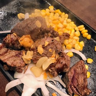 乱切りカットステーキ200g(ランチ)(いきなりステーキ愛知蒲郡店)