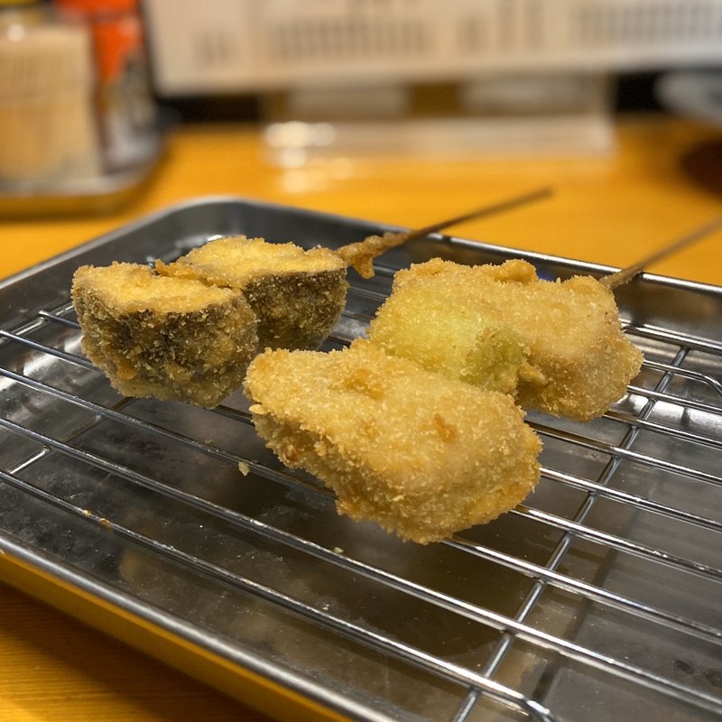 ネギまぐろ、しいたけ(酒場 ロマンス)