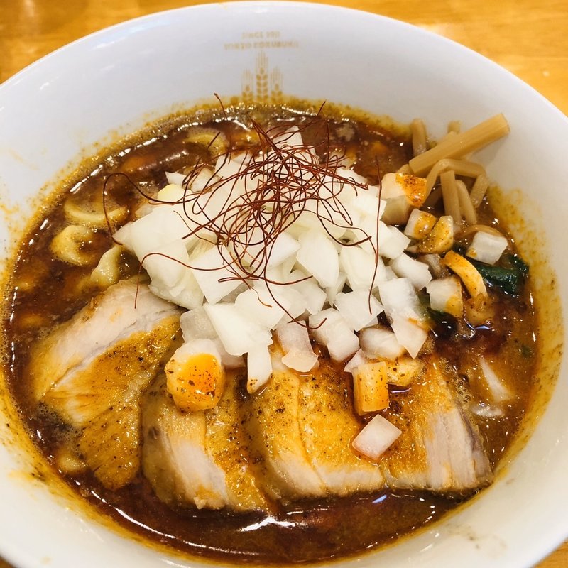 カレー煮干中華そば(肉中華そばムタヒロ)