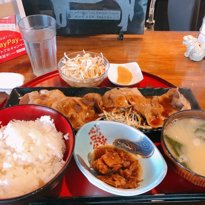 生姜焼き定食(刄裟羅)