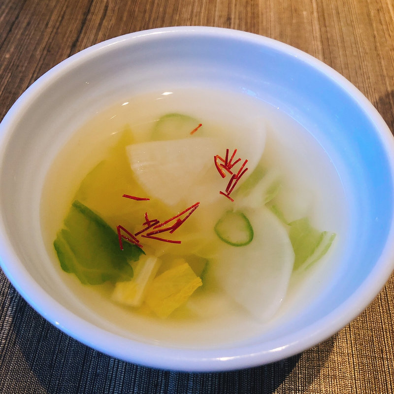 水キムチ(焼肉の名門 天壇 銀座店)