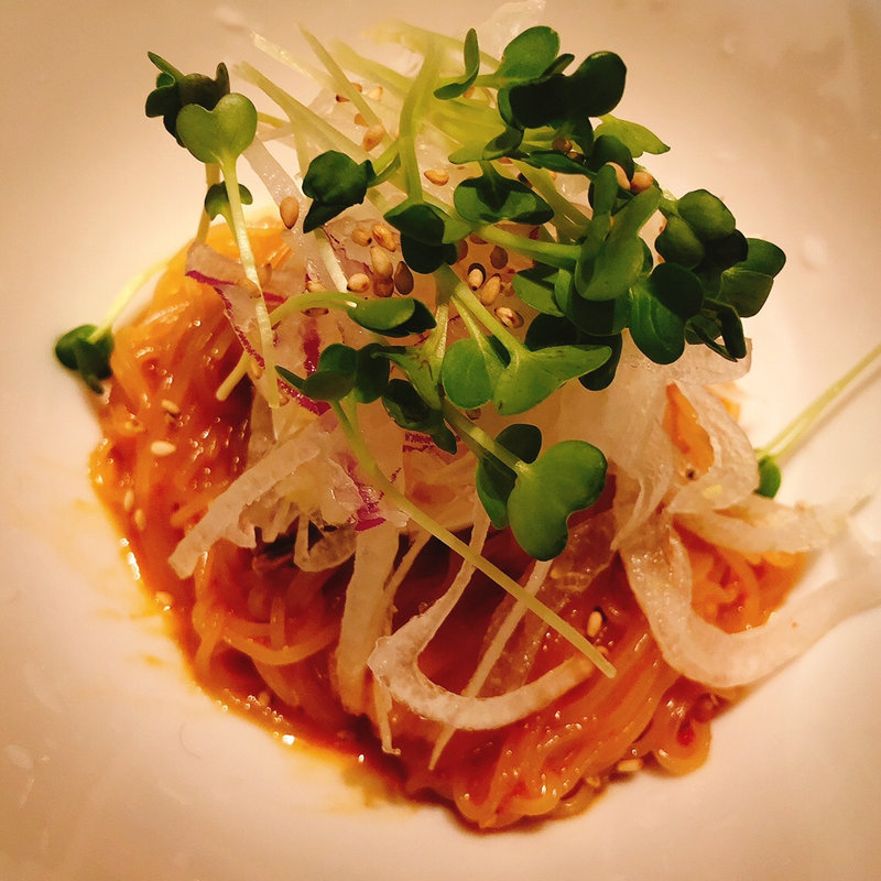 辛冷麺(焼肉の名門 天壇 銀座店)