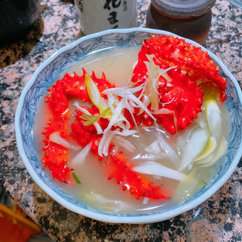 帆立にぎり(回転寿司 根室花まる キラリス函館店)