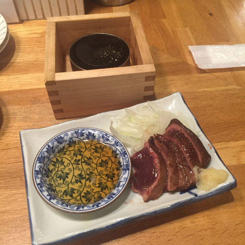 朝挽レバテキ(大鶴見食堂)