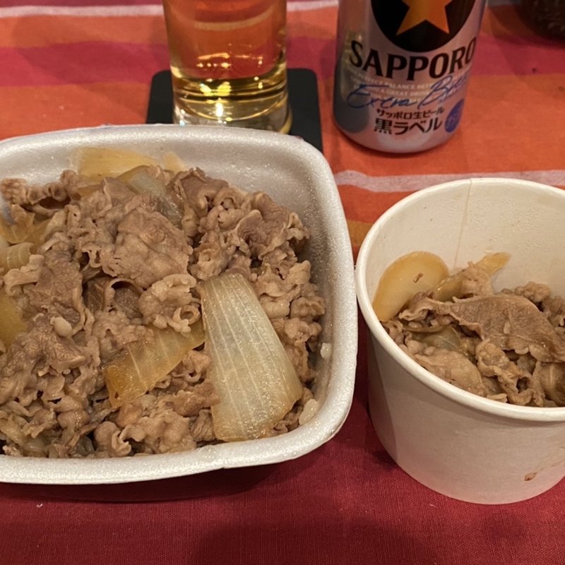 肉だく牛丼 超特盛(吉野家 船橋市場町店)