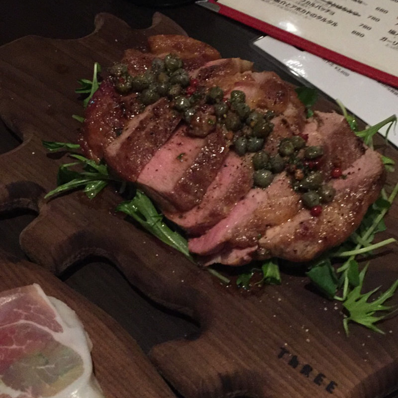 豚のグリルステーキ(ぶーみんヴィノム )