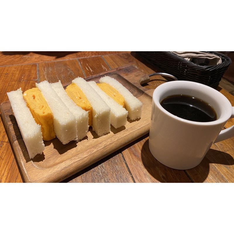厚焼き玉子サンド(船橋珈琲焙煎所Shapo船橋)