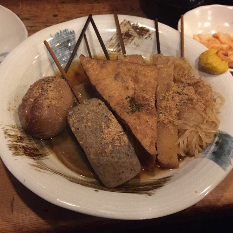 おでん盛り合わせ(多可能 （たかの）)