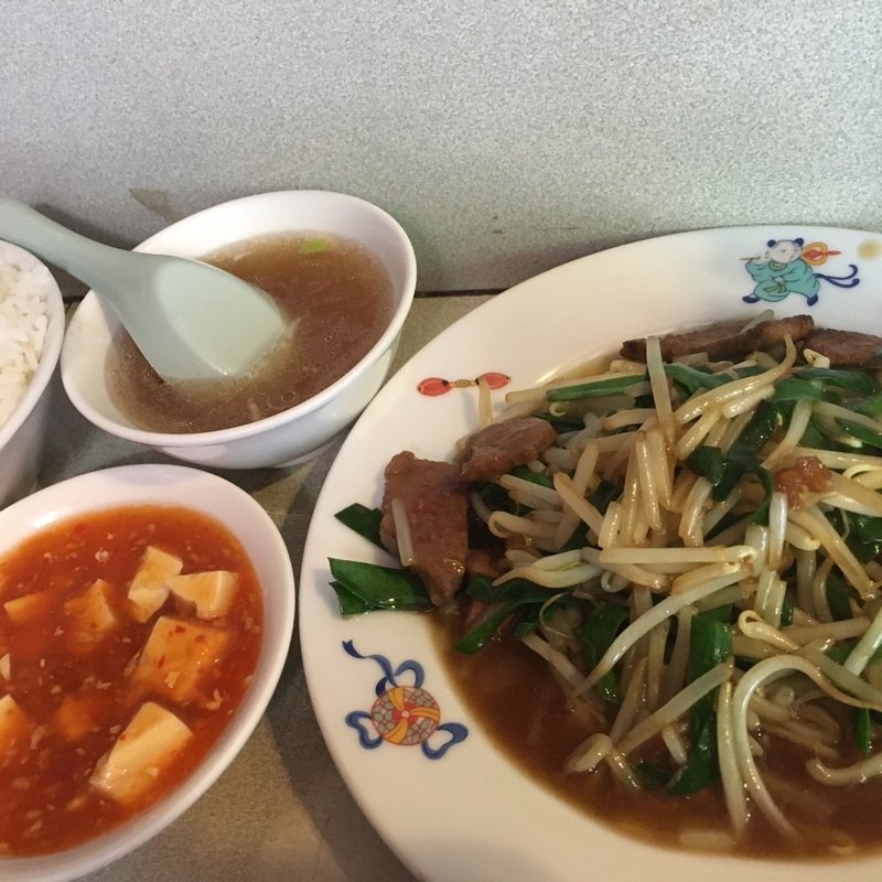 ニラレバ炒め　(天龍三世)