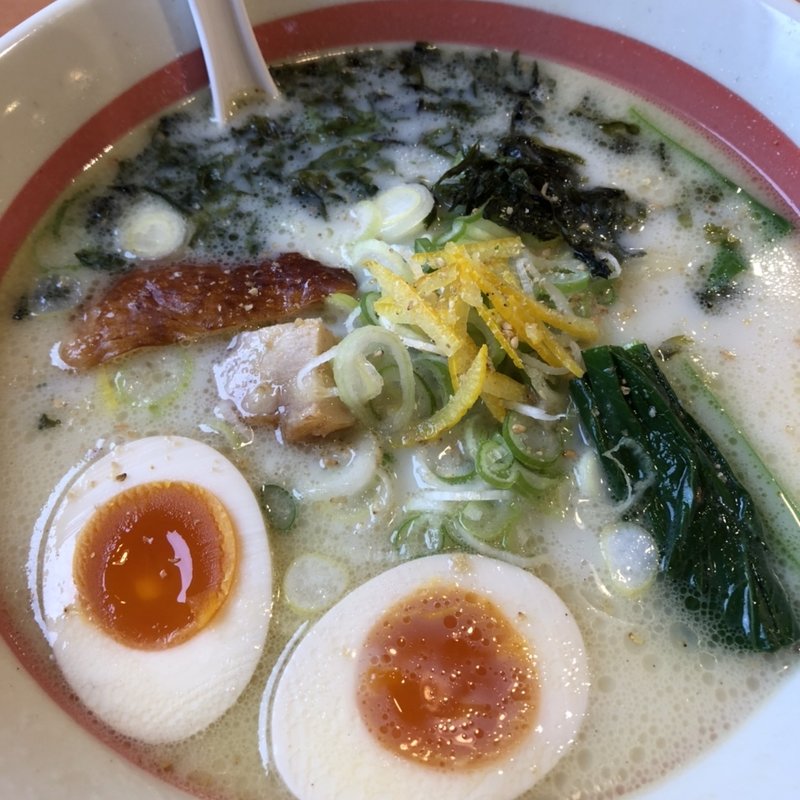 鷄白湯ラーメン(幸楽苑米沢店)