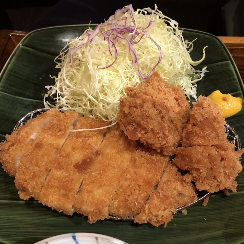ひれロース盛合わせ御飯(とんかつ和幸)