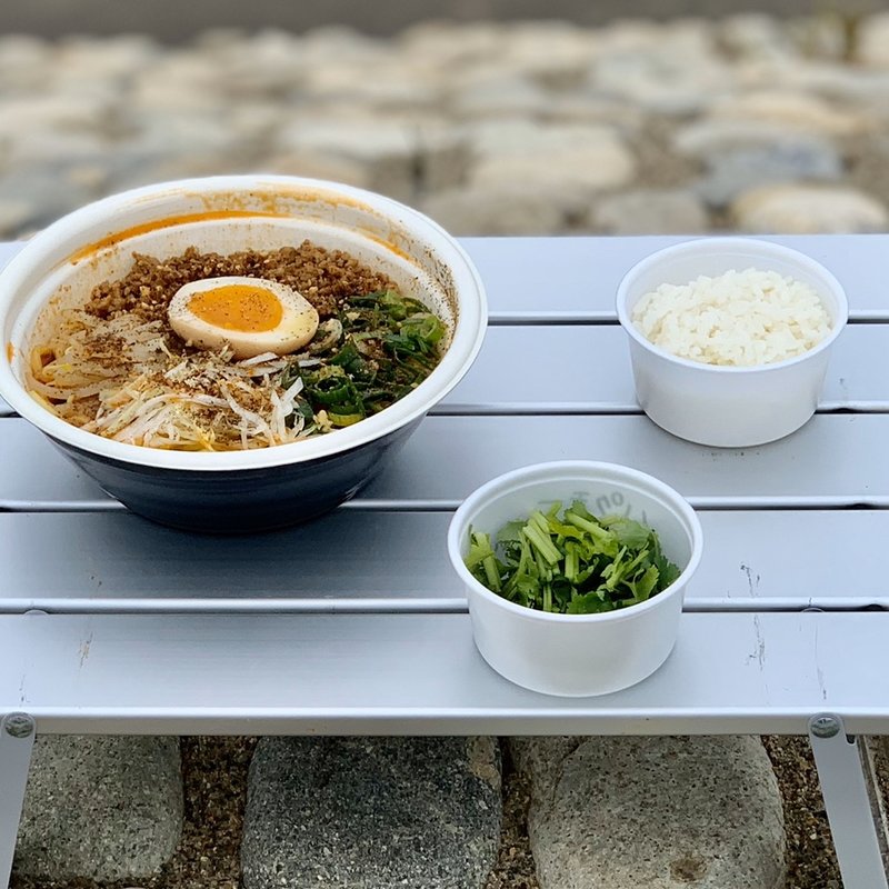汁なし坦々麺テイクアウト(ラーメンはっせん )