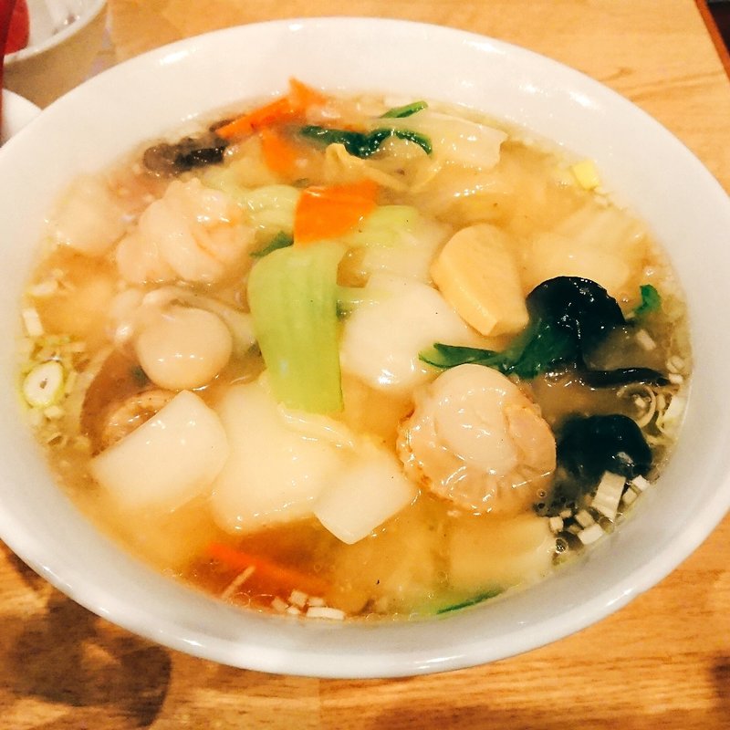 海鮮あんかけつゆそば(優しい中華 柊 ひいらぎ)