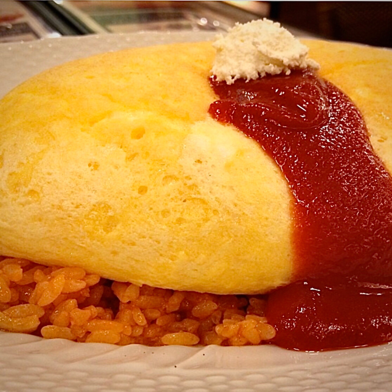 スフレ卵のオムライス(SALON 卵と私 原宿店 （サロン 卵と私）)の口コミ一覧 おいしい一皿が集まるグルメ