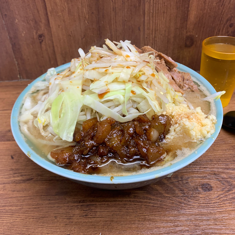 豚ダブル大ラーメン(ラーメン二郎 池袋東口店 （らーめんじろう）)