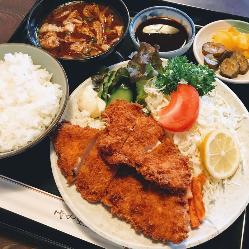 チキンかつ定食(とんかつ 香楽 大塚店)
