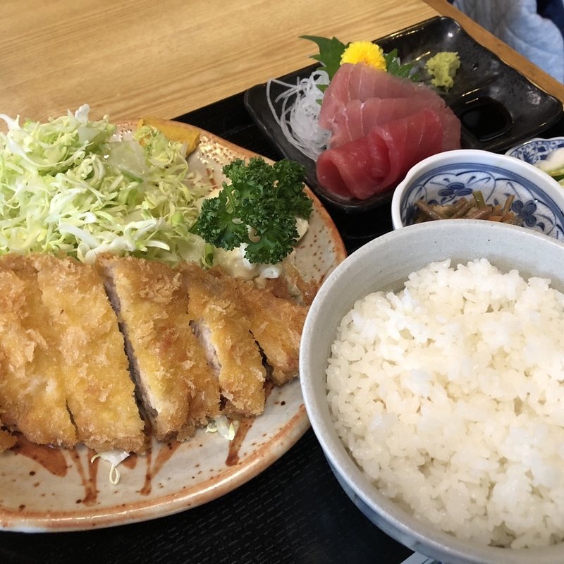 和風とんかつ定食(お食事処 ささ山)