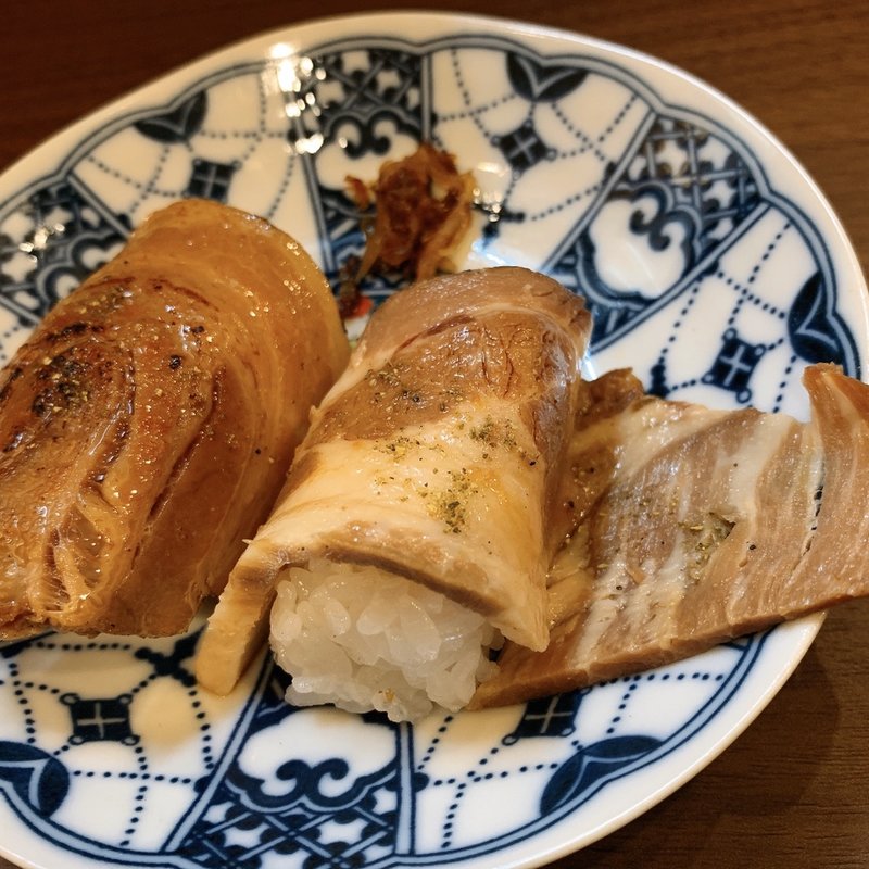 チャーシューにぎり(つけめんさなだ)