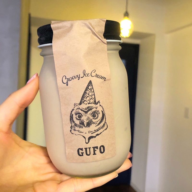 ヘーゼルナッツソフトクリーム(お取り寄せボトル)(Groovy Ice Cream GUFO)