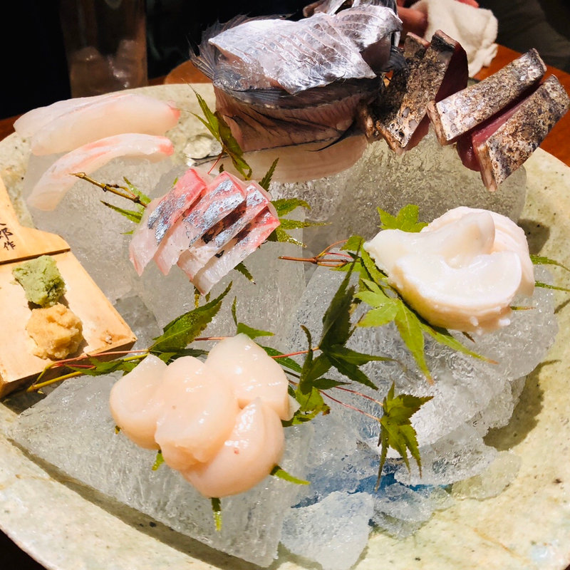 お造り盛り合わせ(魚匠 銀平 はなれ （ギンペイ）)