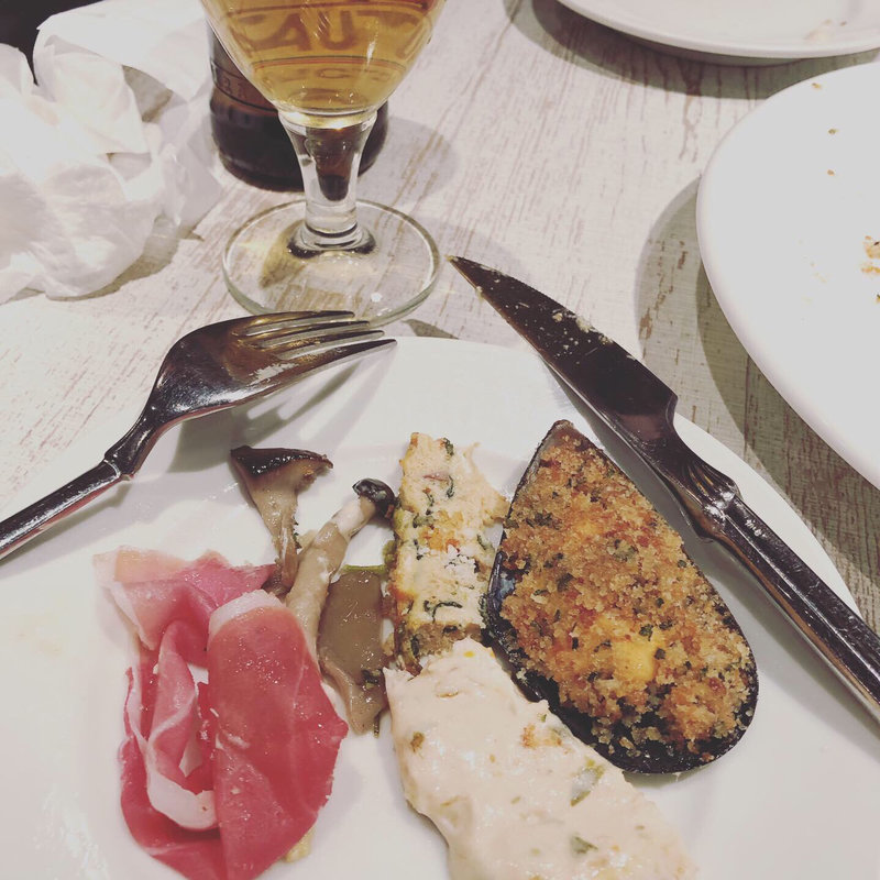 本日の前菜7種盛り合わせ(イルソーレ 天三)