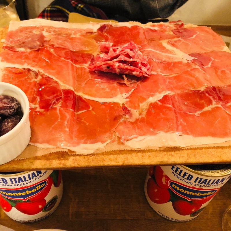 生ハム盛り合わせ(ワインの酒場。ディプント桜橋店)