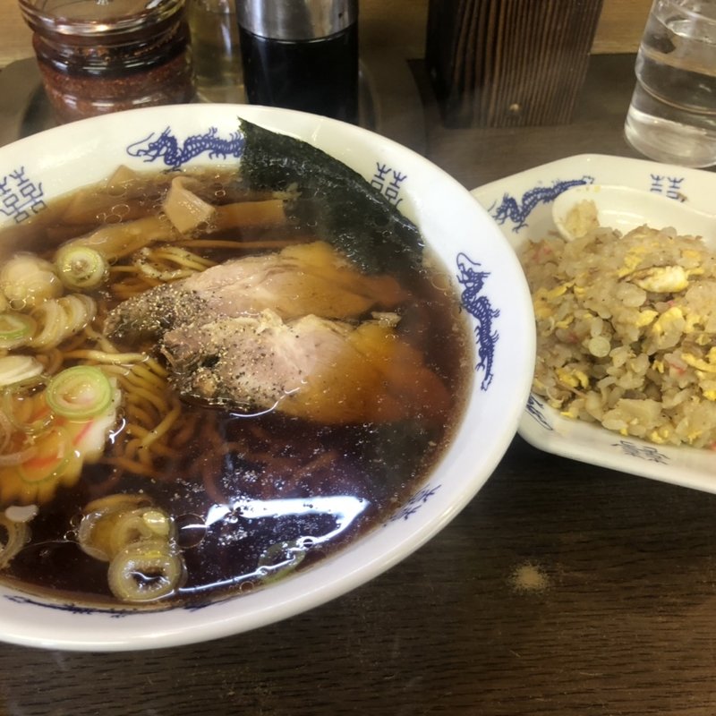 チャハンセット醤油(昇龍)