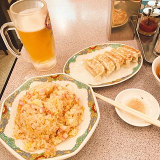 餃子、チャーハン(麺工房ジロー)
