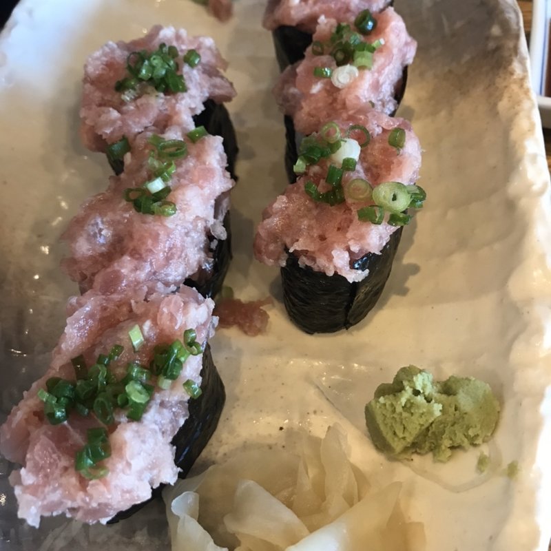 中落ち軍艦(魚河岸 丸天 魚河岸店)