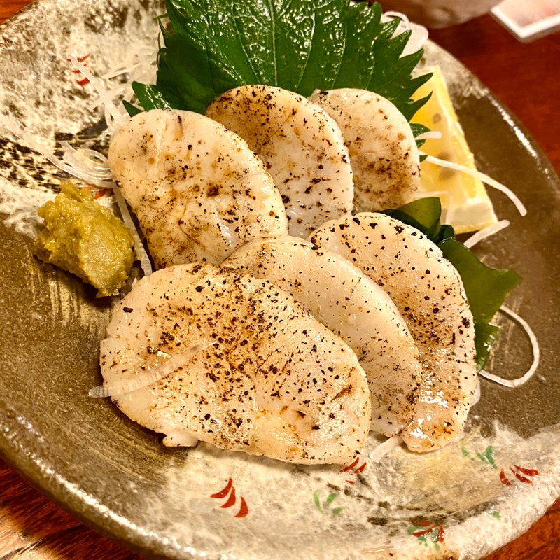 ホタテ貝焼き(田舎茶屋)