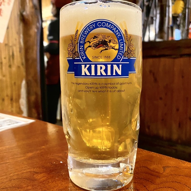 生ビール（中）(田舎茶屋)