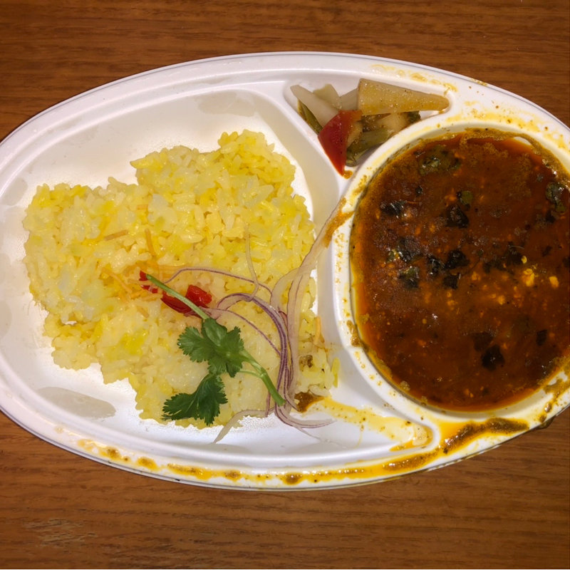 根菜と豆のキーマカリー(回 Kai)