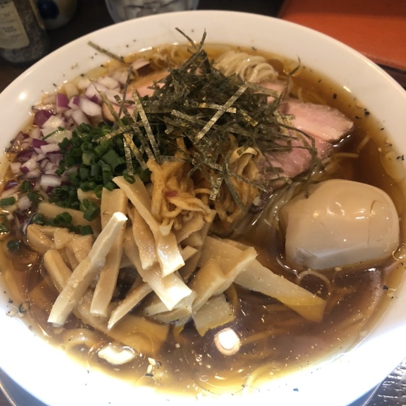 冷たい煮干ラーメン(ラーメン ラカン)