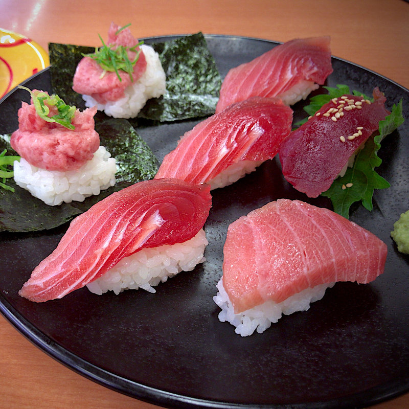 天然インド鮪7貫盛り(スシロー 鈴鹿店 )