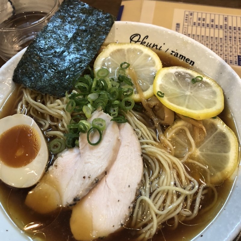 冷し煮干ラーメン(おくにらーめん)