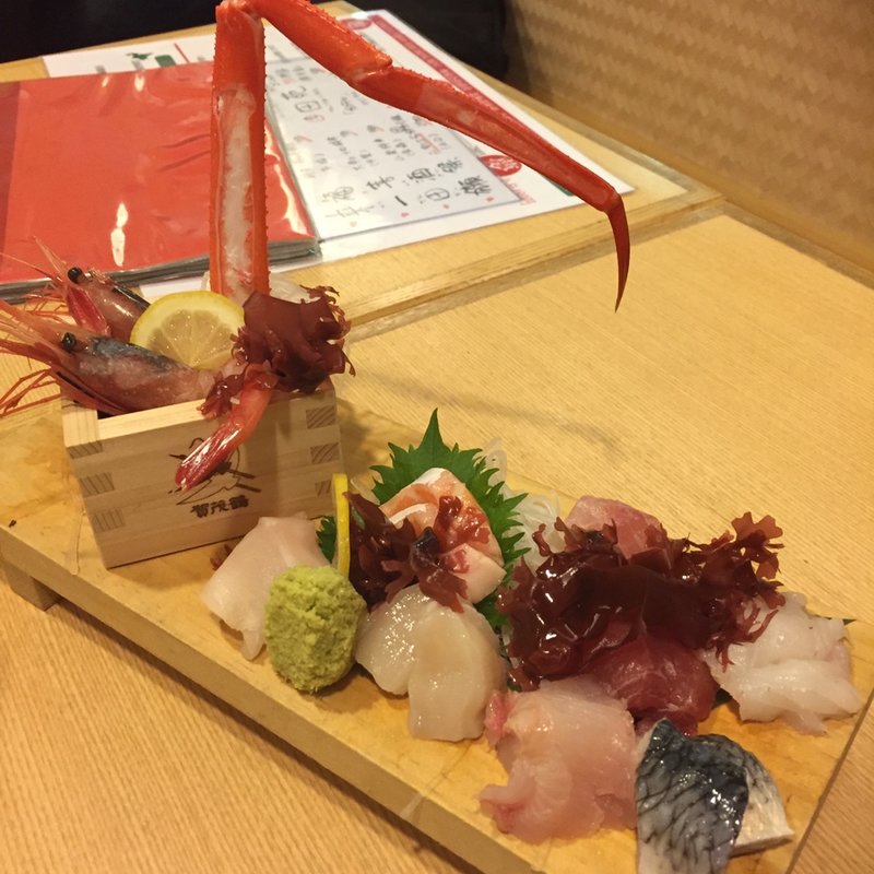 漁師町の刺身板盛(北海道海鮮にほんいち 西中島店 )