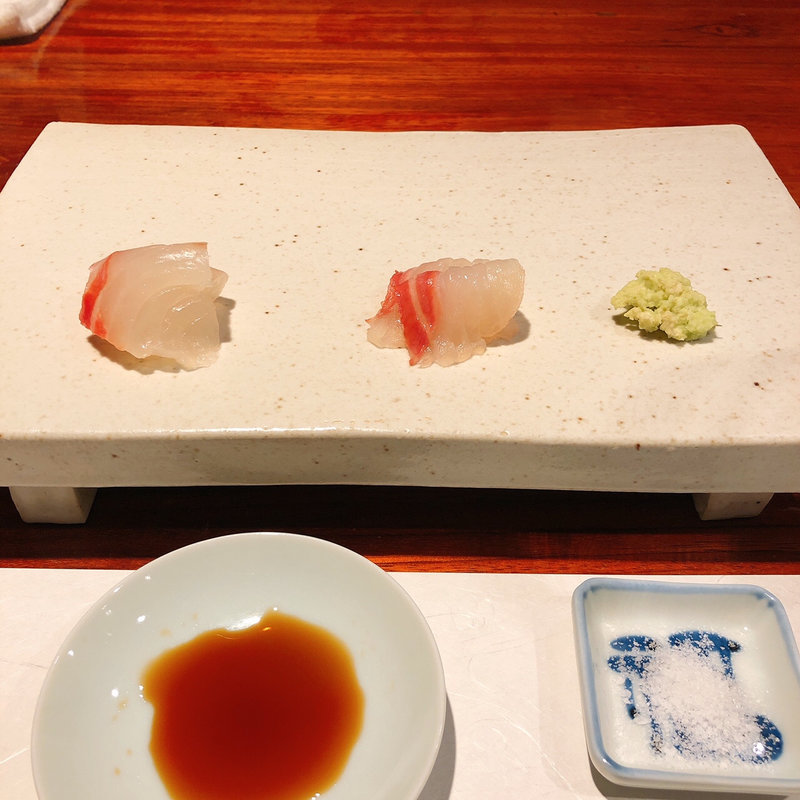 鯛の刺身(西麻布 かみくら)