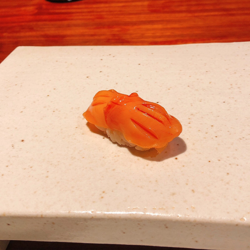 赤貝の握り(西麻布 かみくら)