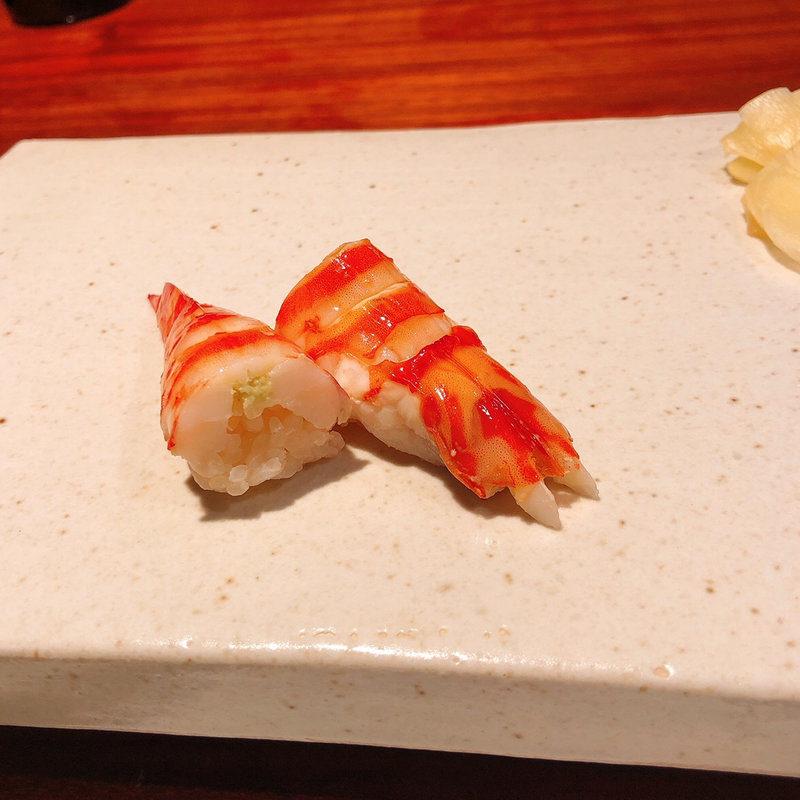 海老の握り(西麻布 かみくら)