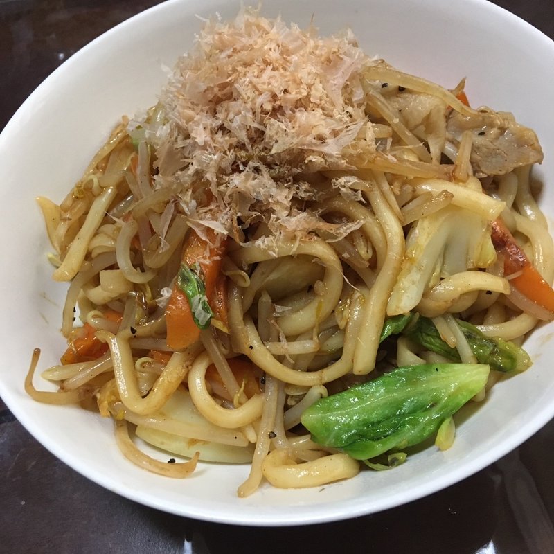 焼うどん(創作料理　我家)