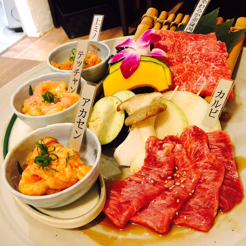 盛り合わせ(和牛まつした 上通り店)