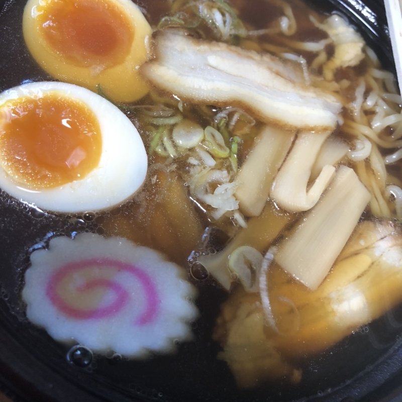 醤油ラーメン　煮卵トッピング(幸楽苑)