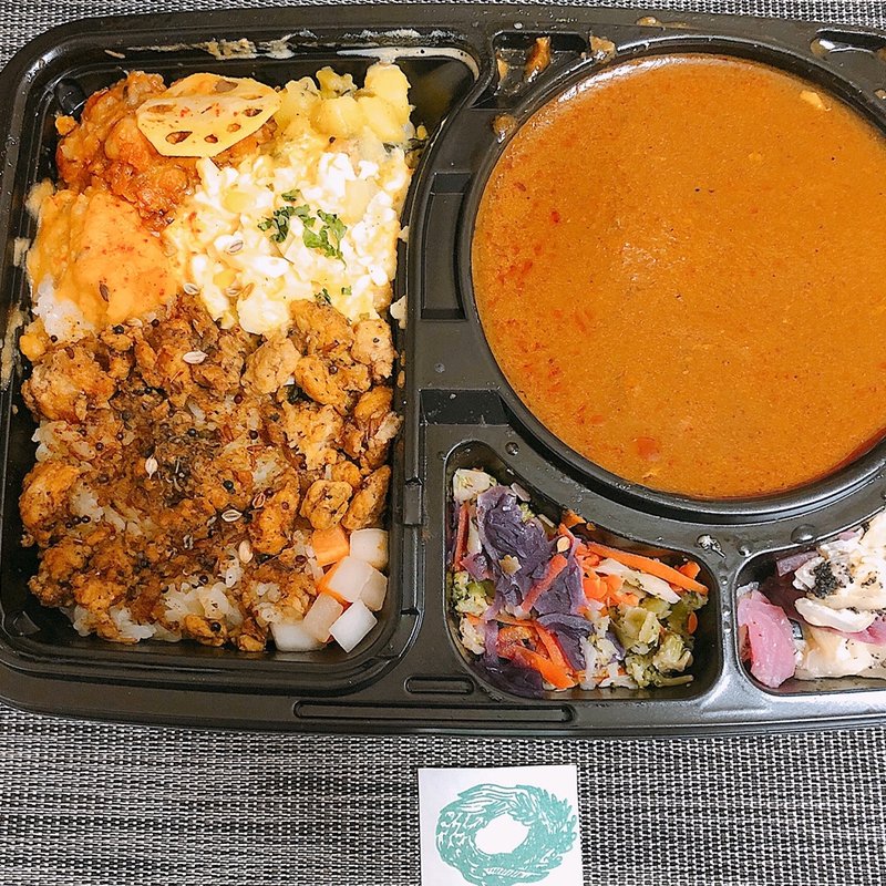 チキンキーマ＆チキンカリー(BOTANI:CURRY)