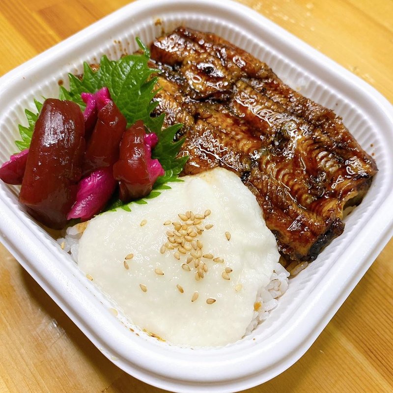 鰻とろ丼弁当(大衆炉ばた酒場 くじらや 柏店)