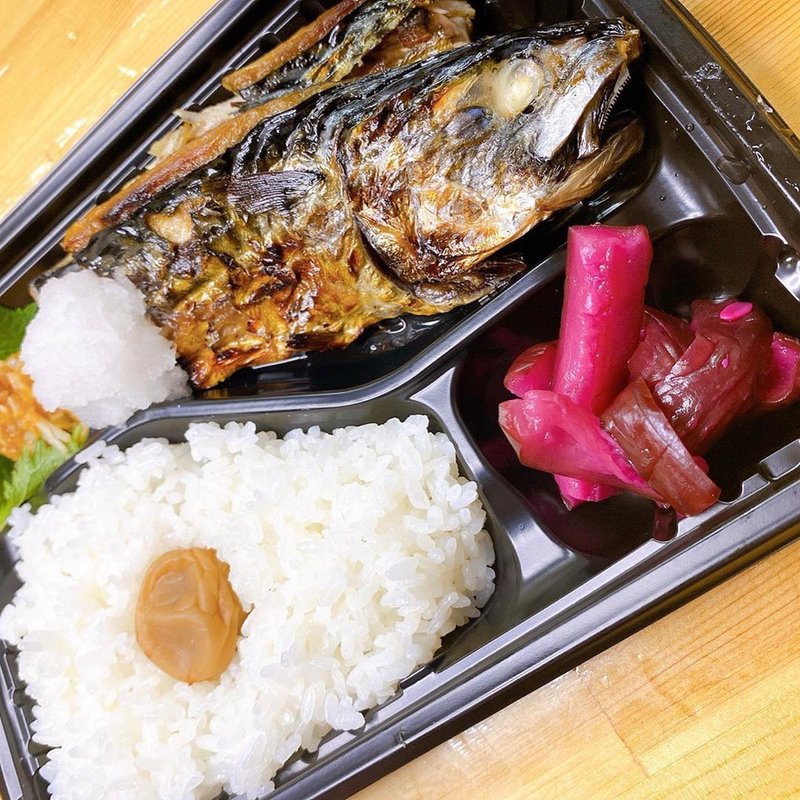 塩鯖弁当(大衆炉ばた酒場 くじらや 柏店)