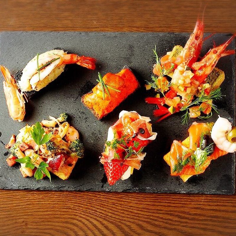 ピンチョス6種盛り合わせ(リザラン 高田馬場店)