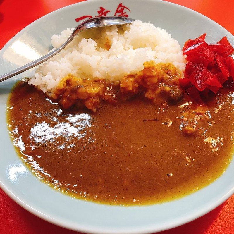 豚骨カレー(小)(ドライブイン一幸舎)