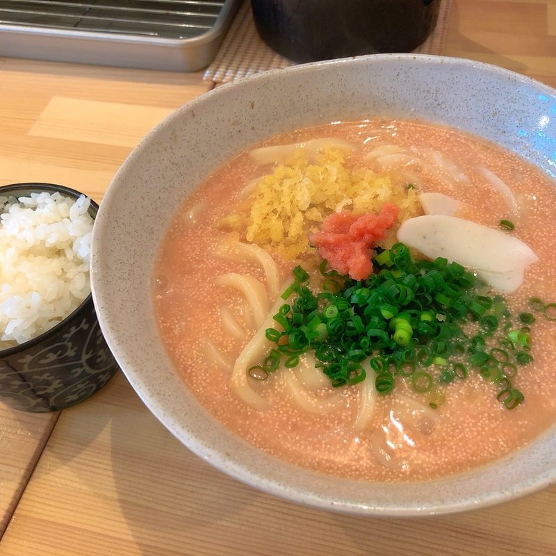 明太(追い飯付き)(饂飩 おおた)
